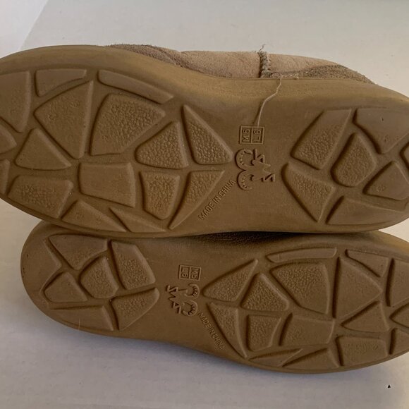 Shearling Supreme Sheepskin Lined Winter Boots Youth Girls Womens Beige Tan sz 6 - Picture 12 of 13